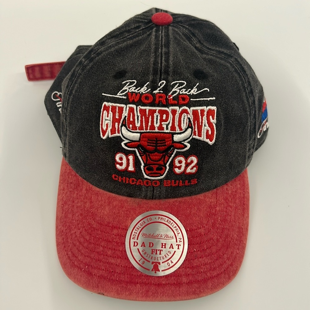 chicago bulls champions hat
